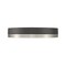 Z-Lite Algar Flush Mount, 1-Light, 16 In.W x 3 In.H, Matte Black + Brushed Nickel/Frosted 1006F16-MB-BN-LED - alternate 5
